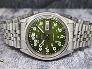 นาฬิกา Seiko automatic caliber 7009 เลขไทย Thai number สภาพสวยๆ หน้าปัดสีเขียว 22