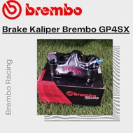 BREMBO CNC 4 PISTON CALIPER TYPE GP4SX BREMBO GREY