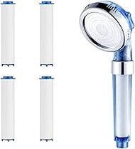 OUDQFCJ Pack of 4 Shower Filter, Shower Head Filter, PP Cotton Filter, Removal of Chlorine Residue, 
