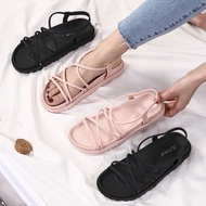 Sandal Wanita Perempuan Bertali Ringan Selesa Xenon Women Ladies Sandals Kasut Flat Wanita Shoes Hadiah Harijadi