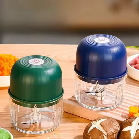 1 electric ginger garlic grinder 260ML garlic puree machine onion chopper vanilla chili grinder meat