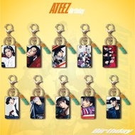 ATEEZ Acrylic Keychain Japanese Album Single Series Key Ring Pendant Star Merchandise