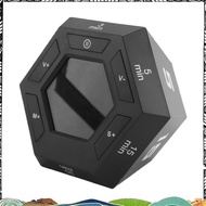 1 Piece Pomodoro Timer Productivity Timer Black Plastic Time Management Tool 3, 5, 15, 30, 45, 60 Mi