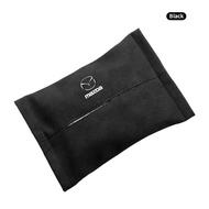 Car Logo Accessories Tissue Bag Organizer Tissue Boxes For Mazda 3 Alexa CX4 CX5 CX8 2 3 6 DJ BL BM 