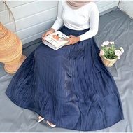 MF - SKIRT LatestWanita SHIMMER SKIRT/ Maxi SKIRT/ WidePOLOS ELEGAN