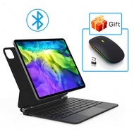 [🇹🇭Stock &amp; COD] GOOJODOQ สำหรับ Apple iPad Magic Keyboard สำหรับ iPad Pro 11 Pro 12.9 Air 5 Air 4 10th iPad 2018-2023 Floating Design Trackpad Backlit Bluetooth Keyboard