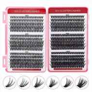 eyelash extension set eyelash extension no need glue 30D 100D Mixed Eyelash Extension Cluster 8-16mm