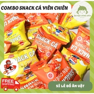 Minh Chau Food fried fish snack 60 packs, haidilao snacks, school gate snacks, snacks with Coconut