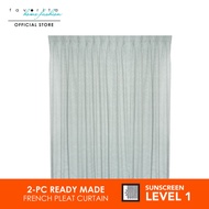 Favorita Palazzoni Casa French Pleat Curtain (2PCS) | Langsir Tirai Lipat