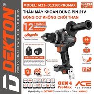 Máy khoan pin 21V động cơ không chổi than DEKTON M21-ID13160PROMAX Chuyên Rút Lĩ