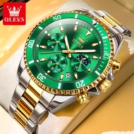 OLEVS watch for mans 2024 new original japan import luxury waterproof luminous rolex multifunctional