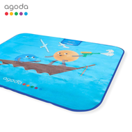 Agoda เสื่อปิคนิคกันน้ำ "Splash Zone" ขนาด 14x10x2 inches . - กางออก 59.06.x51.18 inches – เสื่อปูน