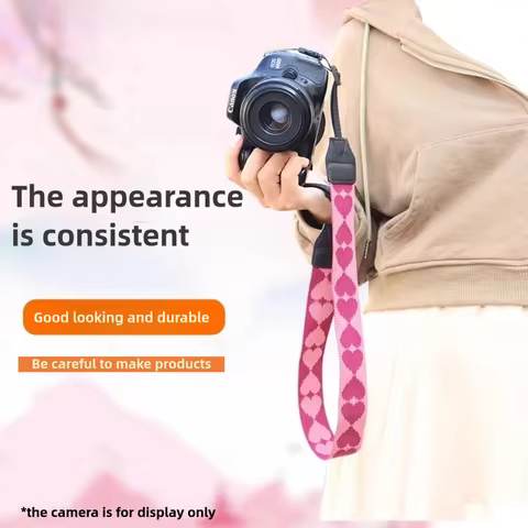 Camera Shoulder Strap for Canon R50/R100, Fujifilm X-T50/XE5, Soy ZV-E10/A7M4, Nikon Z30/Zfc, Univer