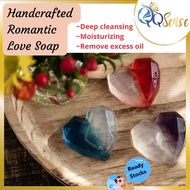 2022 Gift Love Handmade Soap Romantic Presents Bodywash Facewash Handwash 爱心手工皂 生日礼物 情侣礼物 香皂 Shower Bar Sabun Skincare