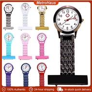 Metal Quartz Watch Analog Brooch Medical Nurse Fob Watch Portable Fob Fashion Pocket Watch Gift For 