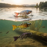 10cm ABS Plastic Fishing Lure 7-Segment Design For Freshwater Lakes Rivers Fishing Accessories