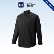 HLA Sportsday Men's Pure Cotton Oxford Long-sleeved Shirt
