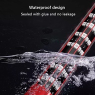 【Free Shipping】Dragon Fish tank light five rows of waterproof high-light three-color optional diving