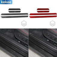 For Volkswagen Golf 8 GTI Mk8 2021 2022 2023 Threshold Sill Trim Strip Real Carbon Fiber Sticker Car