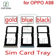 For OPPO A98 New SD MicroSD Holder Nano Sim Card Tray Slot Repalcement