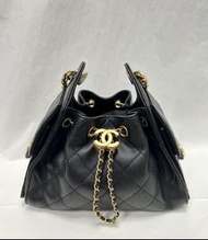 Chanel Mini 25 黑色 魚子醬 black caviar