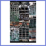 ◹ ▤ ◪ G. I Square Tube | Tubular | Makapal 1.5mm 1x2, 1x3, 11/2x11/2 | Cut Per 1foot, 1/2 meter, 1