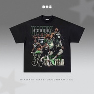 DMC Giannis Antetokounmpo Milwaukee Bucks Basketball Oversized T-Shirt