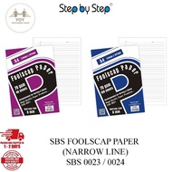 SBS FOOLSCAP PAPER -NARROW LINE