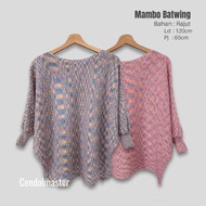 Mambo batwing/Women's Knit Top/Women's batwing Top/Korean style