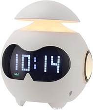 Fantasee Kids Alarm Clock, USB Powered Wake Up Alarm Clock with Emoji, Dual Alarm Setting, with Adju