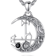 CELESTIA 925 Sterling Silver Lilith Necklace for Women, Sigil of Lilith Goddess Jewelry Gifts