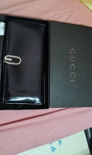🧡🧡情人節禮物首選🧡🧡Gucci 正品真皮亮皮皮夾