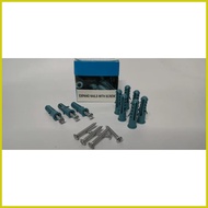 ☇◑ ⎯ ↓ 25 SET/BOX Blue tox with Screw Expansion Screw With Screw Tox Brass Screw Expanded Nail With