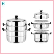 【Hot】 JH Steamer 3 Layer Siomai Steamer Stainless Steel Cooking Pot Kitchenware COD