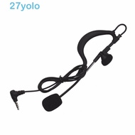 YOLO Judger Headphone, 3.5mm Jack Ear-hanging Football Referee Headset, Headset Accessories Two-way 