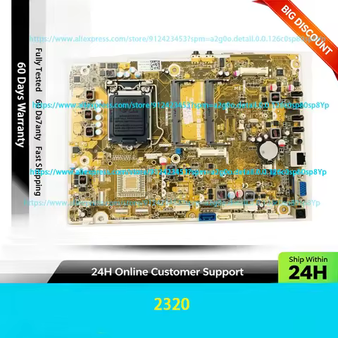 For Dell Inspiron 2320 Vostro 360 AIO Motherboard IPPSB-SFA 0C6D4P LGA1156 H61 DDR3 Fit Intel 1 Gen 