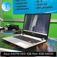 Laptop Bekas/Second ASUS A407M Celeron N4000
