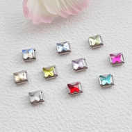 Stainless Steel Italian Modular Bracelet Multicolor Crystal Butterfly DIY Elastic Bracelet Italy Cha