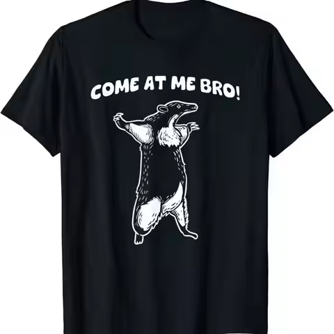 New Best To Buy Funny Come At Me Bro Honey Badger Premium T Shirt