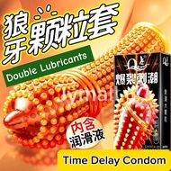 jymall Tahan lama nipis kondom Ekonomi Double pleasure Thin condom kondom hyaluronic