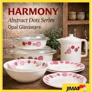 HARMONY Abstract Dots Series Opal Glassware