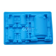 CJ Robot Star War Pudding Chocolate Silicone Mold R2D2