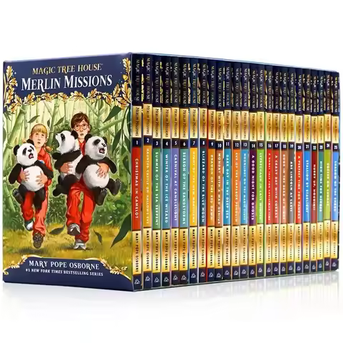 27 Books 1-27 MAGIC TREE HOUSE Merlin Missions English Reading Children's Chapter Young Adult Novel 