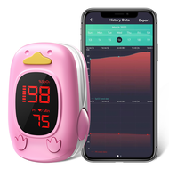 HealthTree Care Pulse Oximeter for Kids Infant Pulse Oximeter Fingertip Kids Blood Oxygen Meter Fing