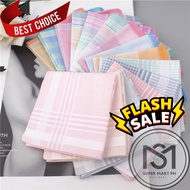 SM Premium Quality Cotton Handkerchief/ Panyo Men and Women Absorbent & Comfortable for Daily Use Ha
