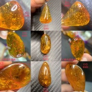 ＜🎊年終大促💹超值水膽Cl＞💟特價包郵～💧🐛♉️🇷🇺天然俄料水膽蟲珀蜜蠟琥珀吊墜合集(佛教七寶招財辟邪)