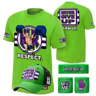 ที่มีคุณภาพสูงเสื้อยืดWWE สินค้านักมวยปล้ำ ballore แขนสั้นเสื้อยืด WWE หมวกผู้ชายเสื้อยืดและหมวกข้อม