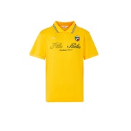 FILA #榮耀巴黎系列 男吸濕排汗短袖POLO衫-黃色 1POY-1502-YE