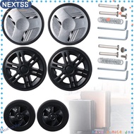 NEXTSS Replace Wheels, Replacement with Screw Suitcase Wheels, Universal Suitcase Parts Axles PU Travel Luggage Wheels Luggage Accessories