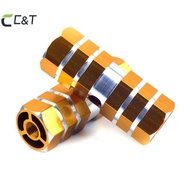 C&T 2Pcs Aluminum M TB Bike Bicycle A xle Pedal Non-slip Front Rear A xle Foot Pegs Bicycle Socle Fo